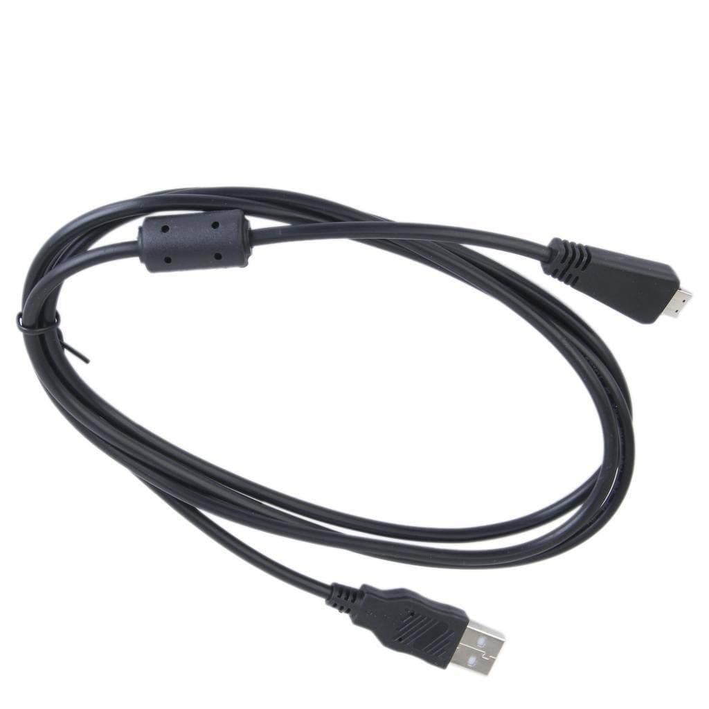 Black USB Charger Sync Data Cable For Sony Cybershot DSC-H70 DSC-HX100V DSC-HX7V DSC-WX5