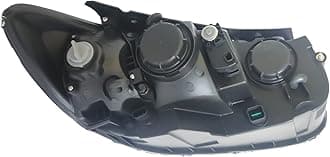 Front Headlight for 2007-2012 Hyundai Santa Fe Halogen Headlight, 921010W100 921010W500 921020W100 921020W500 Front Headlamp Replacement Assembly (Left + Right Side)