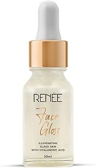 RENEE Face Gloss Highlighting Strobe Serum, Hyaluronic Acid Hydration & Illumination, Paraben-Free, Vegan, Lightweight, Non-Greasy Hydrating Serum for Radiant, Dewy Skin