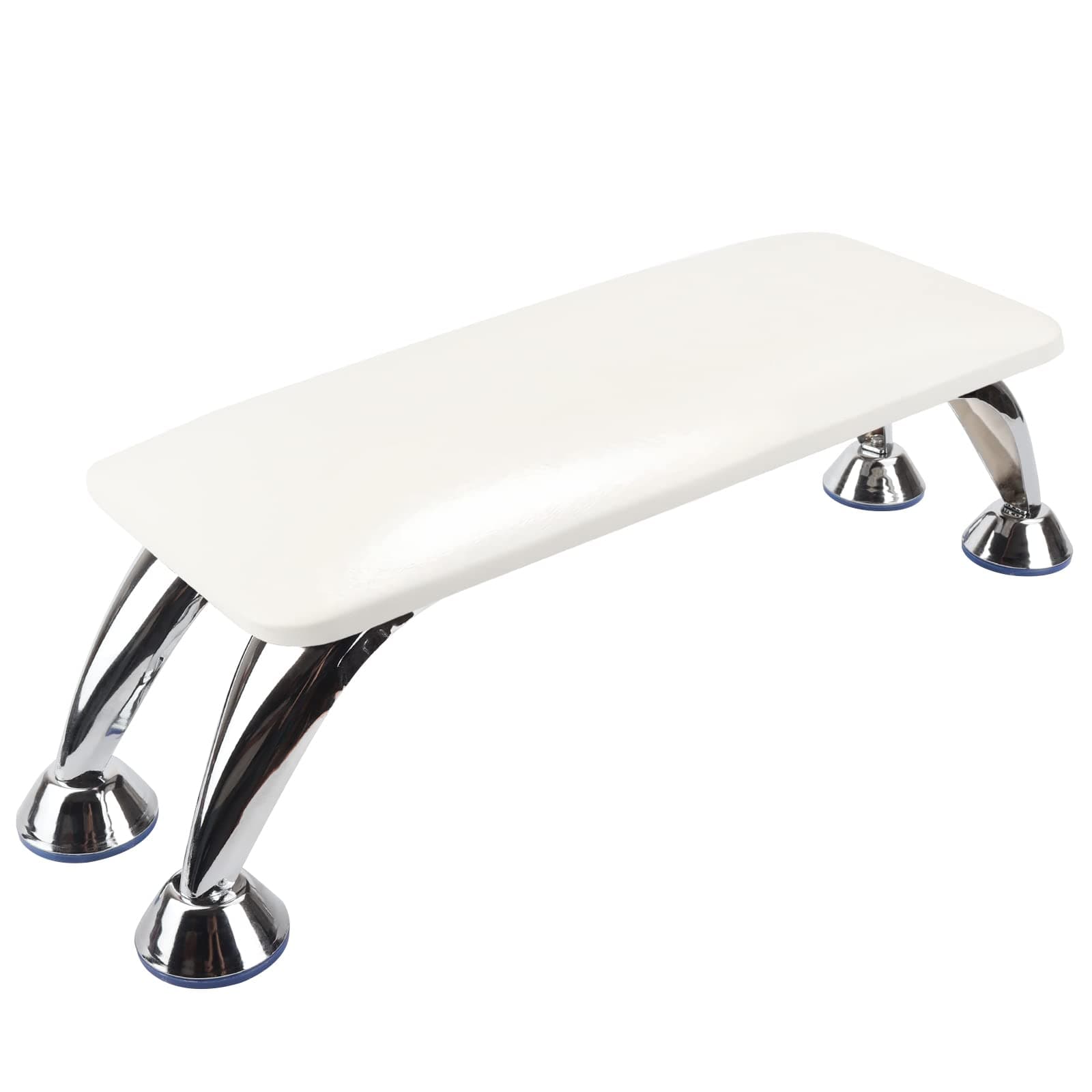 Big Arm Rest for Nails Cushion, Microfiber Leather Hand Rest for Nails Tech, Hand Rest Pillow for Nails Toenails, Detachable Nail Art Accessories Tool for Nails Tech (White)