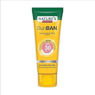 Nature's Essence SunBan SPF 30 PA+++ Sunscreen & Tan Block Crème, 120ml