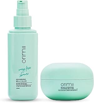 - Orimii Happy Belly Stretch Marks Removal & Defence Regime For New & Expecting Mothers | Bump Body Butter & Belly Oil Combo For Hydration & Moisturization | Essential Combo For New Moms