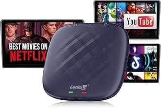 CarPlay Box Streaming Device for Car – YouTube, TikTok, Netflix CarPlay Adapter | Convert Wired to Wireless CarPlay & Android Auto | Android 13.0, 8-Core, 8GB+128GB, SM6225, Blue