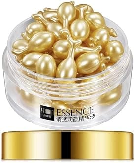 SENANA MARINA Active Skin Repair, Nourishing Anti Aging Night Serum Capsules for Face - Vitamin E, Supports Facial Skin Brightening and Corrects Dark Spots (1)