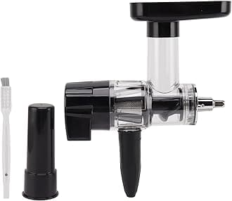 Cryfokt Stainless Steel Masticating Juicer Attachment, Vertical Slow Juicer, Efficient Cold Press VegExtractor for Carrots, Apples