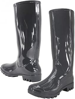 Women Rain Boots Stylish Waterproof Rubber Boots for Ladies