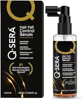 QSERA Hair Growth Serum 20 Days Hair Fall Control Solution|Dermatologist-Recommended|Strengthens Roots, And Promotes Thicker, Healthier Hair|Proven Choice| Superior Over Redensyl, For Men & Women