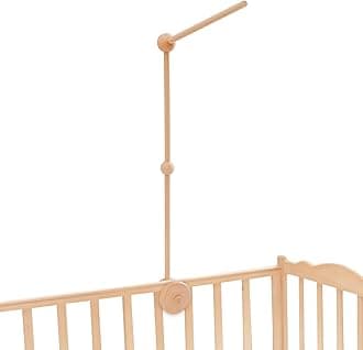 Updated Wooden Mobile Arm for Crib 30 inches- Baby Mobile Hanger for Crib Nursery Mobile Holder 360° Rotatable for Hanging Baby Mobiles Plush Dolls | Gift for Baby Shower & Nursery Decoration