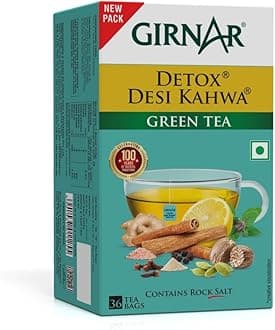 Detox Green Tea, (36 Teabags)