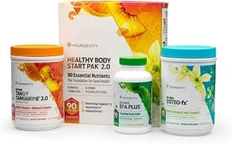 Healthy Body Start Pak 2.0 | Complete All-in-One Nutrition | 60 Minerals, 16 Vitamins, 12 Amino Acids, 6 Essential Fatty Acids | Whole Foods, Pre/Probiotics + Bone Formula
