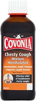 Covonia Chesty Cough Mixture Syrup - Mentholated 150ml