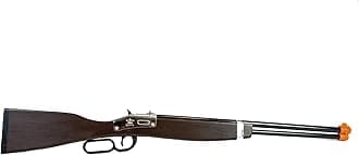 PARRIS CLASSIC QUALITY TOYS EST. 1936 Saddle Toy Rifle, Wood and Steel, Pink Wood Stock, Silver Plated Lever Action, Die-Cast Mechanism