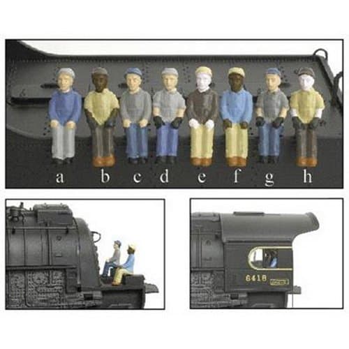 Broadway Limited BLI1006 HO Engineer/Fireman A (a,b,c,d) (4)