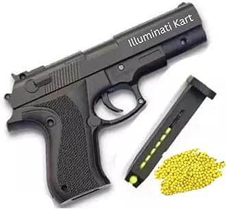 IK - Toy Mouser Gun | Free 8+ Reusable BB Bullets | Complete Mouser Air Pistol | Mouser Revolver Gun | Toy Gun with Magazine | Shooting Toy Gun & Hand Gun for Kids