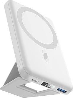 AOGUERBE Magnetic Power Bank, 10000mAh Foldable Wireless Portable Charger with USB-C Cable LED Display, for Mag-Safe Battery Pack 22.5W PD Fast Charging for iPhone 16/15/14/13/12 Pro/Pro Max/Plus/MiniGlobal Recycled StandardGlobal Recycled StandardGlobal Recycled Standard