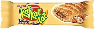 Ulker Kat Kat Tat Puff Pastry With Hazelnut Flavoured Cocoa Cream Filling 28 Gr (24 Pack )