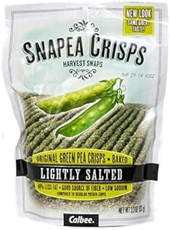 Harvest Snaps Lightly Salted Baked Snap Pea Crisps (pack of 4)
