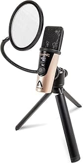 Apogee Hype Mic - USB Microphone with Analog Compression for Capturing Vocals and Instruments, Streaming, Podcasting, and Gaming
