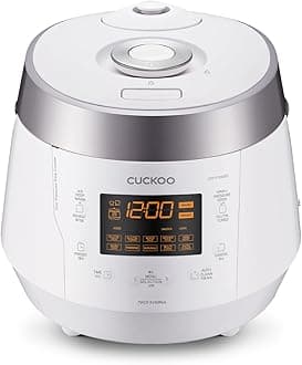 Cuckoo CRP-P1009SW 120V 10 Cup Electric Pressure Rice Cooker, White by Cuckoo