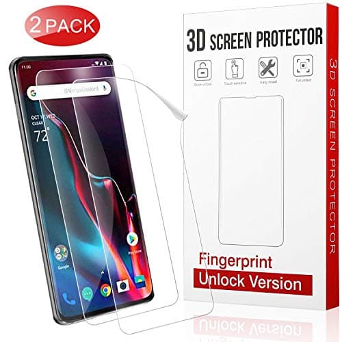 QITAYO Screen Protector for oneplus 7 pro, [HD Clear] [Bubble-Free][Case Friendly] Screen Protector Compatible with oneplus 7 pro[2-Pack]