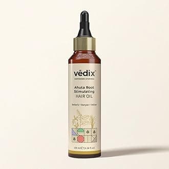 Ahuta Root Stimulating Ayurvedic Hair Oil | Hair Growth Oil With Berberis + Banyan + Vetiver - Customized Anti Hair Fall Control - 100ml