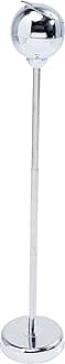 Kare Spheric Design Standing Ashtray Chrome Ashtray Suitable for Outdoor Use Height Adjustable 72 x 14 x 14 cm (H x W x D)