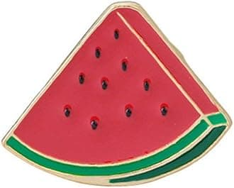 Fliyeong 1X Cute Watermelon Brooch Pin Women Corsage Collar Lapel Badge Jewelry Scarves Shawl Clip Lady Jewelry Bag Ornament Men Gift Durable and Useful