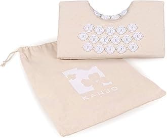 - Kanjo Acupressure Neck Pain Relief, Cervical Traction Wedge Pillow - High Density Memory Foam Core - Cervical Traction Neck Pillow - Relieves Back and Neck Pain, Stress Relief