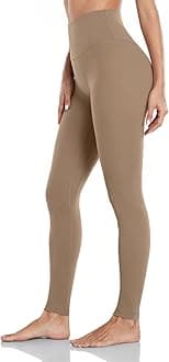 HeyNuts Essential/Pure&Plain 7/8 Leggings, High Waisted Compression Soft Pants Workout Athletic Yoga Pants 25"