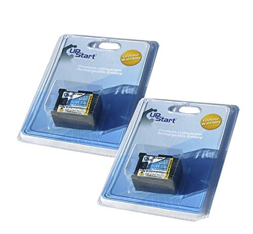 2 Pack - Replacement for Canon FS100 Battery - Compatible with Canon BP-808 Digital Camcorder Battery (Decoded 890mAh 7.4V Lithium-Ion)