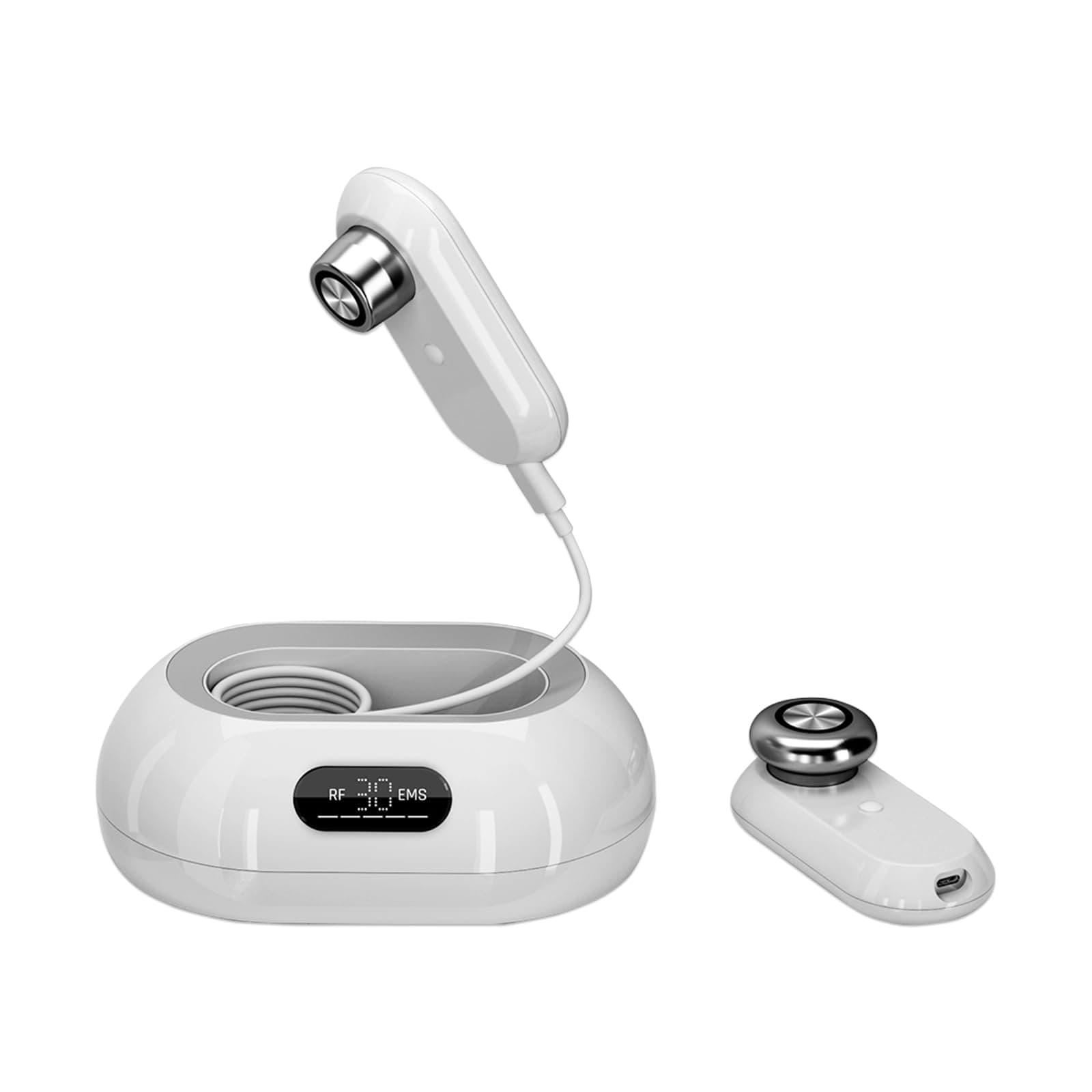 MLAY RF Radio Frequency Machine - Face Massager, with RF+EMS Mode Double Beauty Effect, Professional Anti Aging Device has Body and Face Probe, Salon Effect Level Face and Body Lifting Machine