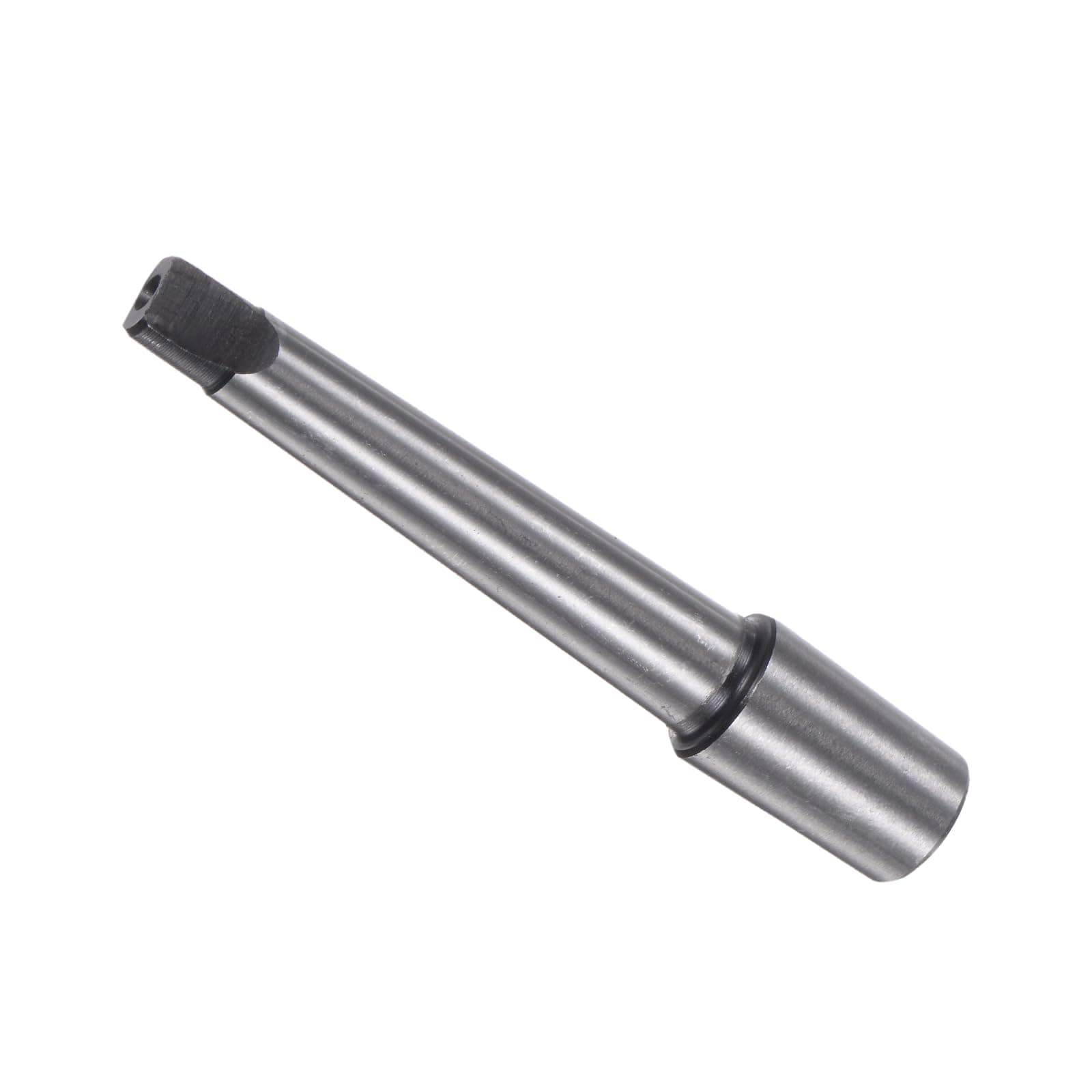 Drill Chuck Arbor, MT1 to B16, Tang End Flat Tail Threaded Drill Taper Shank Adapter Morse Tapers 1MT 16B - (Applications: for Lathes and Drill Milling)