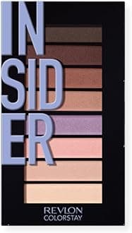 Eyeshadow Palette, ColorStay Looks Book Eye Makeup, Highly Pigmented in Blendable Matte & Metallic Finishes, 940 Insider, 0.12 Oz
