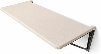 NEO Premium Wall Mounted Foldable Ironing Board | 48 x 20.5 Inch Large Space Saving Ironing Table | Heavy Duty Wall Mount with Washable Off-White Cover