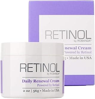 Robanda Retinol Daily Renewal Cream│ Weightless All Day Anti Wrinkle Cream With Retinol For Face and Neck