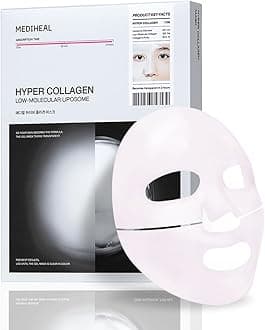 MEDIHEAL Hyper Collagen Face Mask, Korean Moisturising Gel Pack, 4 Pieces (UNBOXJAPAN EXCLUSIVE)