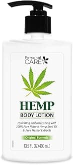 personal carePure Hemp Body Lotion, Hydrating and Nourishing, 13.5 Fl Oz