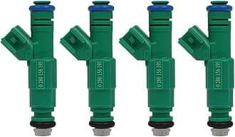 SCITOO Fuel Injectors Automotive Engine 4 Holes 4Pcs Replacement For Mazda For 3 2004-2005,For Mazda For 5 2006-2007,For Mazda For 6 2003-2005