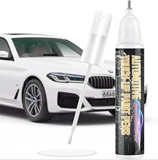 cocomfix Touch Up Paint for Cars(White), Automotive Touch Up Paint Pen, Two-In-One Car Paint Scratch Repair, Car Scratch Remover for Deep Scratches, Special-Purpose White Car Paint Universal Color.