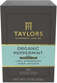 Caffeine-Free Herbal Infusion Tea Organic Peppermint 20