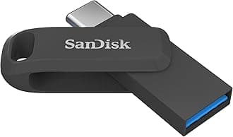 SanDisk Ultra Dual Drive Go Type-C 1TB, OTG, Upto 400MB/s, Pendrive, Black, 5Y Warranty (SDDDC3-1T00-I46PD)