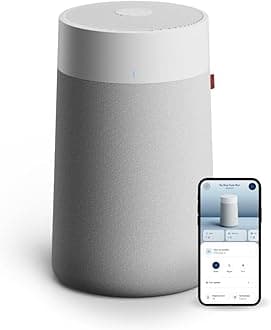 – Blueair Blue Max 3450i Smart WiFi Air Purifier Alexa Enabled,HEPASilent Combination Filter Up To 103m² Rooms Removes 99.97% Pollen,Dust,Mould,Bacteria, Viruses,Activated Carbon Reduces VOCs,Odours