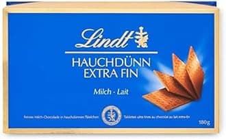 Extra Fine Swiss Thins Milk Chocolate Box 180g