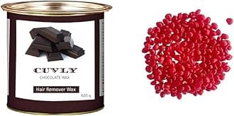 Women Waxing Kit Cream Wax Waxing Hair Removal Wax Chocolate 600 G, Strip 70 Pecs, Knife Wax Combo Kit (Chocolate Wax And Beans)