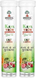- Kaya Trim Effervescent Tablets | Ayurvedic Formula for Weight Management, Detox & Slimming | 40 Tablets | Herbal Health Supplement (Pack of 2)