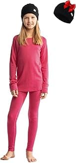 Merino Wool Base Layer Kids - Midweight Merino Wool Long Johns for Kids - Unisex Thermal Pants