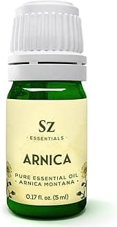- Arnica Essential Oil (Arnica Montana) – Therapeutic Grade, 100% Pure & Undiluted with Fresh Herbal Aroma for Soothing Relief, Aromatherapy, Muscle Recovery & Skin Care - Vegan 0.17 oz