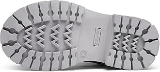 K KomForme Girls Ankle Boots with Side Zipper Chelsea Booties Lug Sole (Toddler/Little Kids/Big Kids)