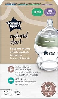 tommee tippee Biberon en Verre 150 ml Transparent