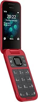 Nokia 2660 Flip 4G Volte keypad Phone with Dual SIM, Dual Screen, inbuilt MP3 Player & Wireless FM Radio | Red
